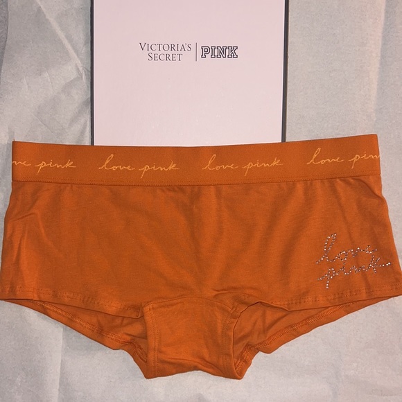 (M) PINK LOGO BOYSHORT UNDERWEAR Victoria’s  Secret - Picture 4 of 12